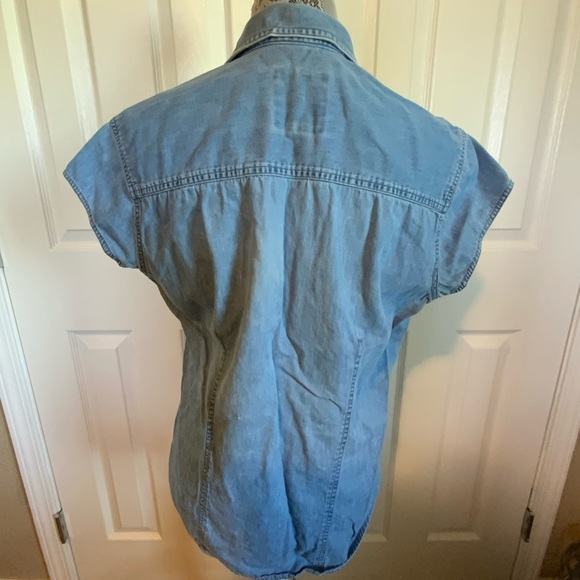 Vintage Harley Davidson denim button down sz XL - Picture 2 of 6